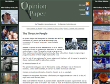 Tablet Screenshot of opinionpaper.com